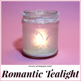Romantic Tealight by Wesens Art