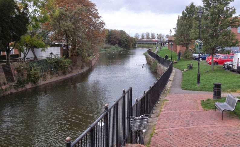 The former towpath of the Old River Ancholme, Brigg
