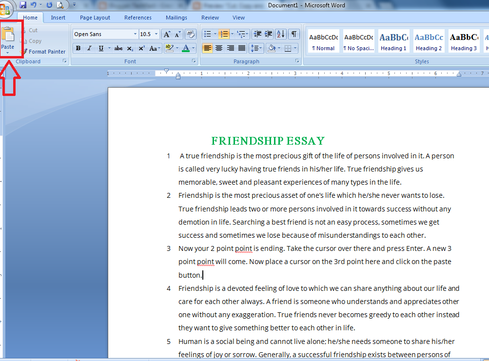 Cut, Copy and Paste Text in Microsoft Word ~ TechFact
