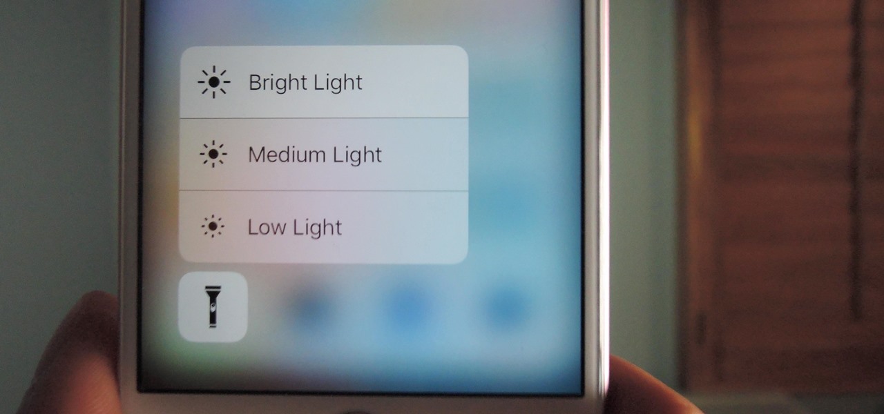 Change Flashlight Brightness on Your iPhone in iOS 10 - Everyday News
