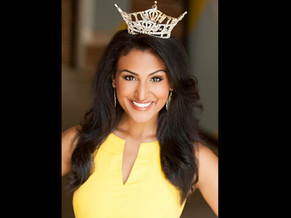 First NRI - TELUGU GIRL Nina Davuluri Won MISS AMERICA CROWN | GSV