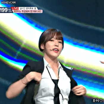 어제 아이돌학교 이새롬, 이해인.gif | 인스티즈