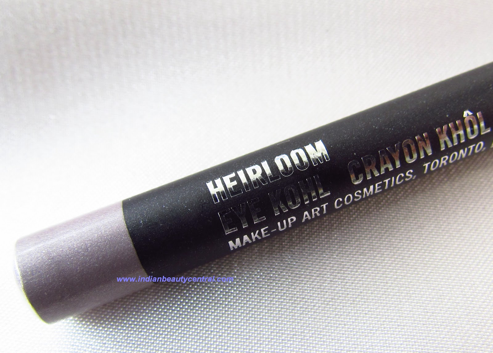 Indian Beauty Central MAC Heirloom Kohl pencilReview,dupe and eye makeup look