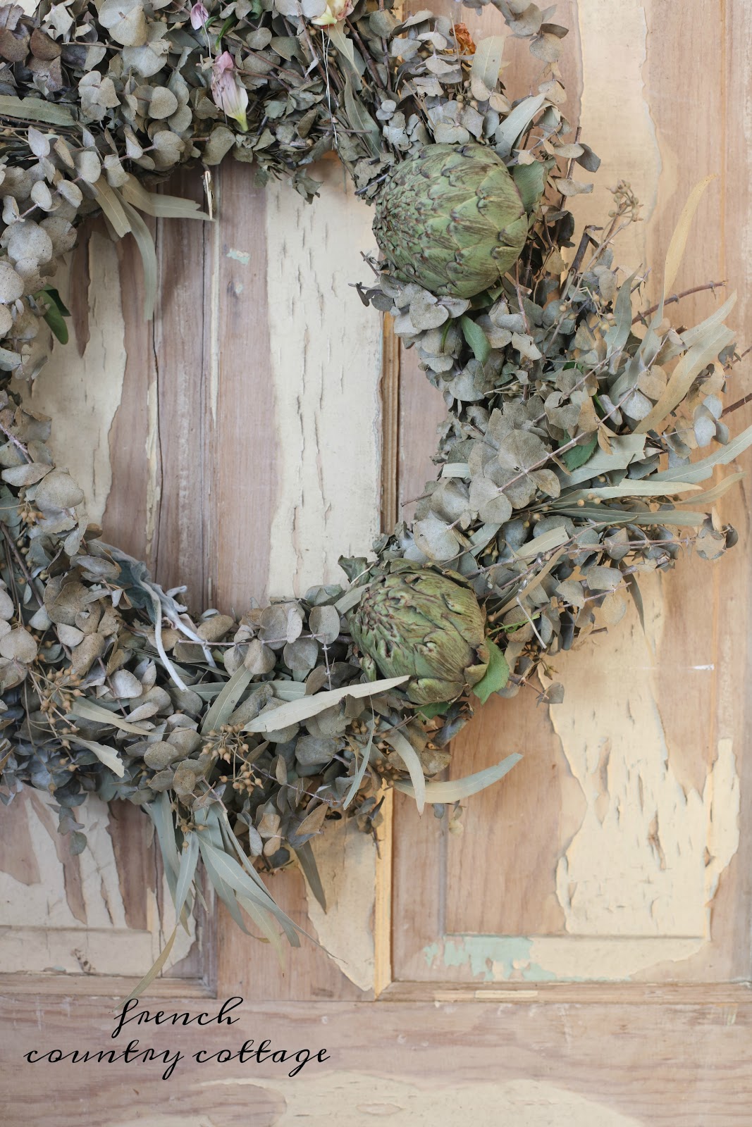 How to make a simple & charming fresh flower wreath for autumn FRENCH