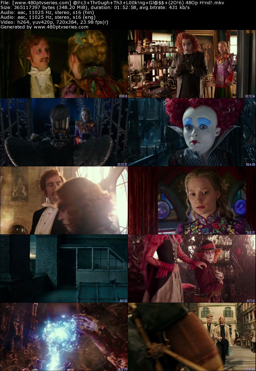 Alice Through The Looking Glass (2016 Hindi Dubbed.mp4 Alice Through The Looking Glass (2016 Hindi Dubbed.mp4