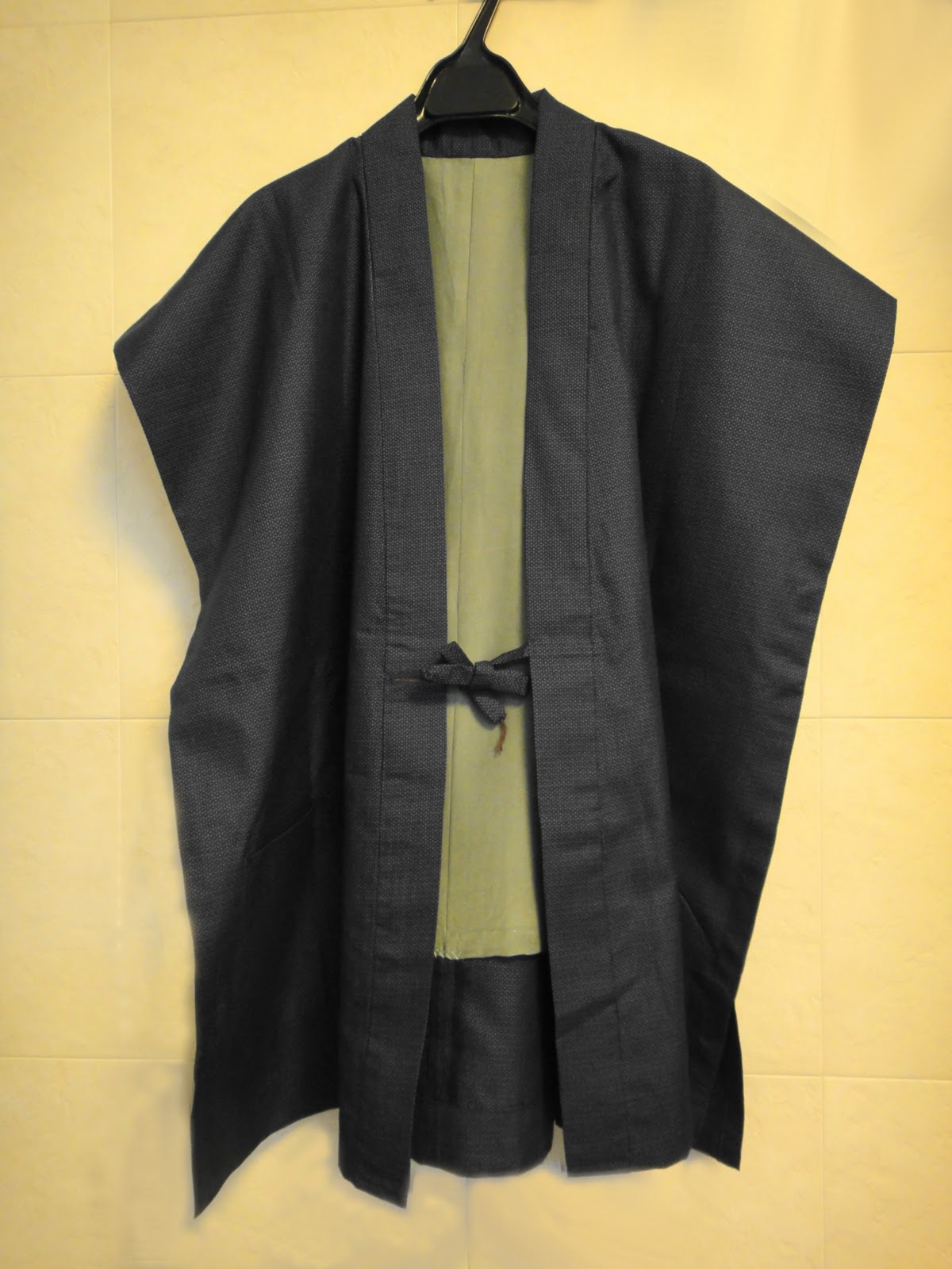 きものアイディア リフォーム和の会: 大島紬の作務衣と袖なし羽織 3点セット 004