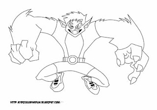 Teen Titans : Beast Boy | Learn To Coloring