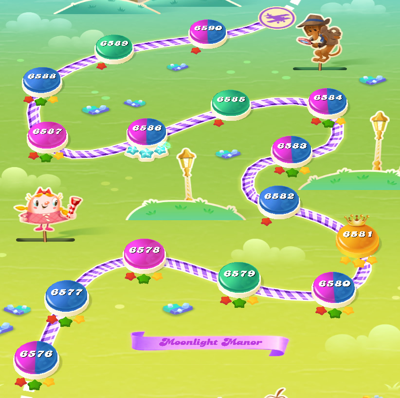 Candy Crush Saga level 6576-6590 Candy Crush Saga level 6576-6590