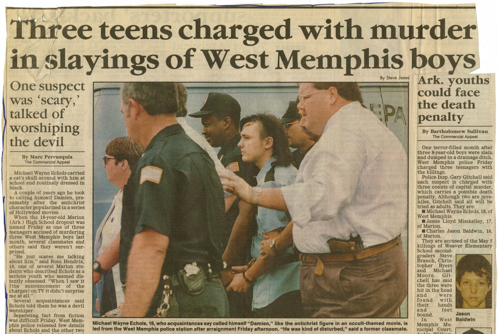 West Memphis 3 See Exclusive Crime Photos! *Warning Graphic Content!*