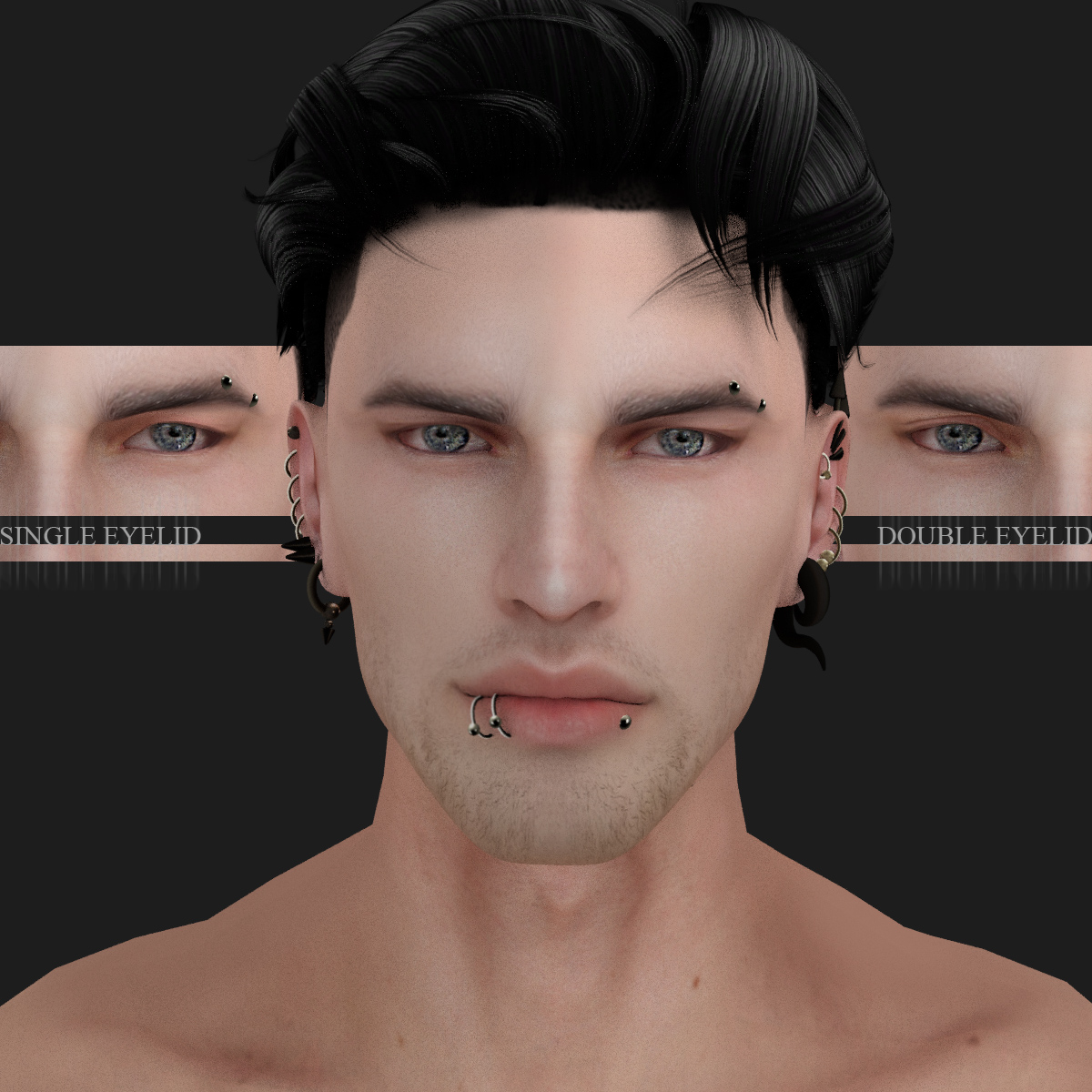 Sims 4 CC's The Best HEAL MALESKIN COLLECTION by 1000