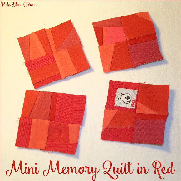 Mini Memory Quilt in Red
