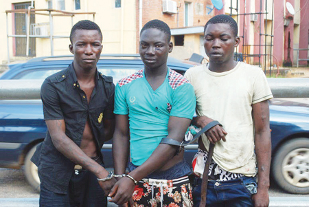 oshodi lagos traffic robbers arrested