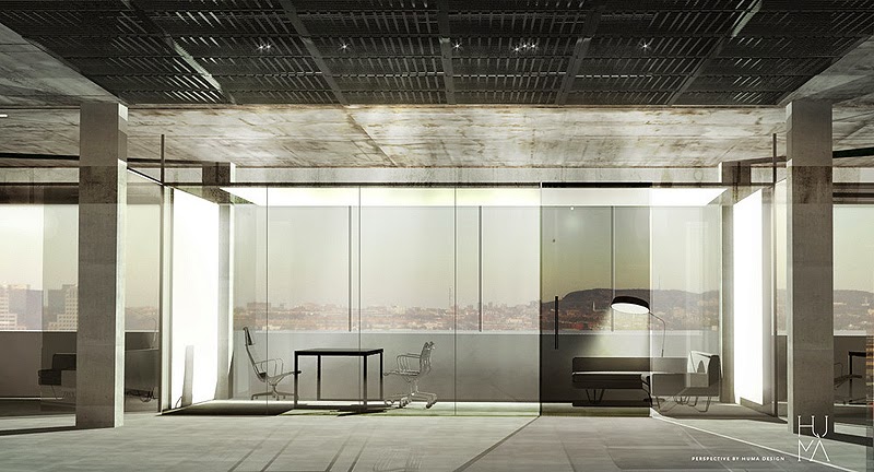 Marzua: Oficinas minimalistas en blanco y negro, diseñadas por Humà Design
