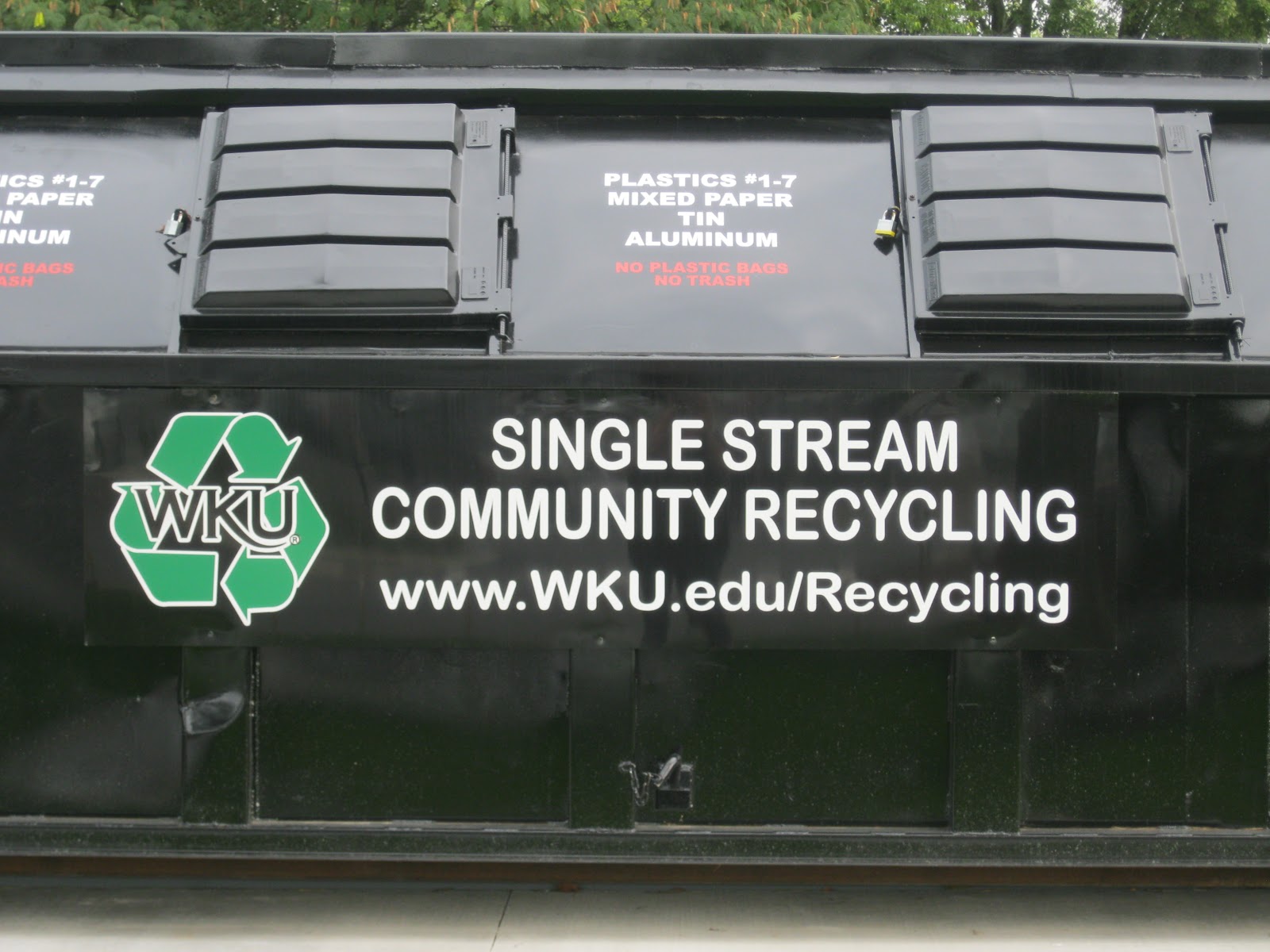 WKU Recycling & Surplus Community Recycling Bins Return!