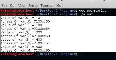 Use Of Pointers In C language