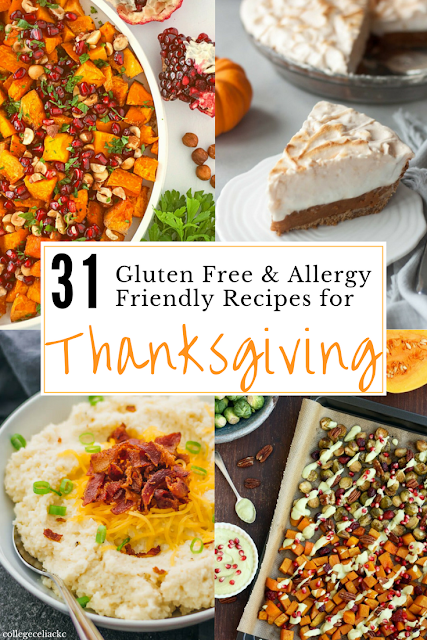 31 Gluten Free and Allergy Friendly Recipes for Thanksgiving