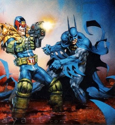 Comicrítico: Batman / Juez Dredd: Morir de Risa