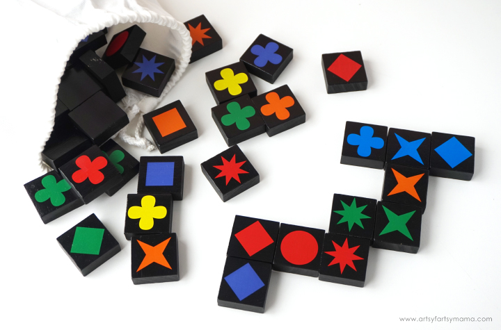 Make some Qwirkle Chocolates to eat while you play Qwirkle at your next Family Game Night!