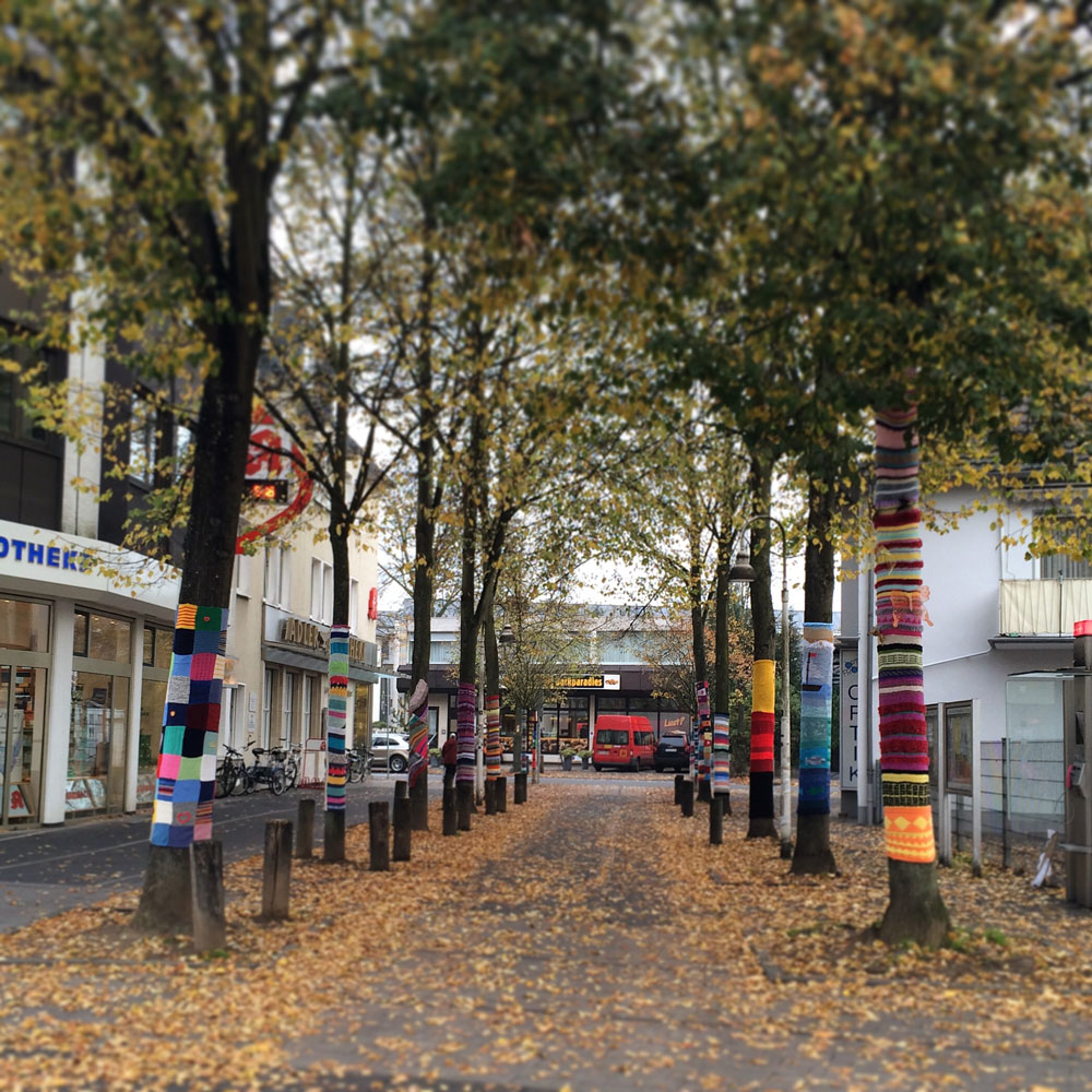 Уличное вязание в Хеннефе