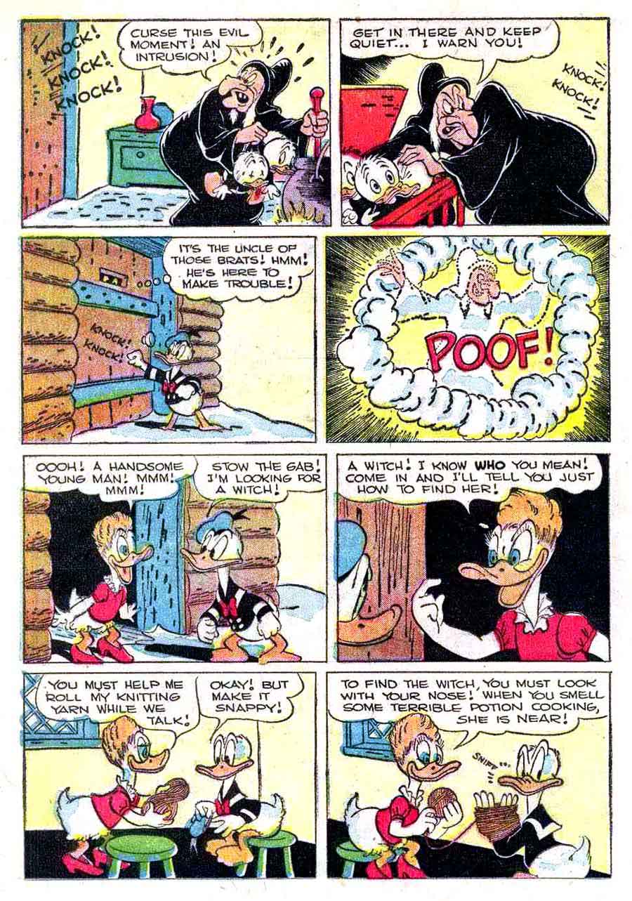 Donald Duck / Four Color Comics v2 #203 - Carl Barks 1940s comic book page art