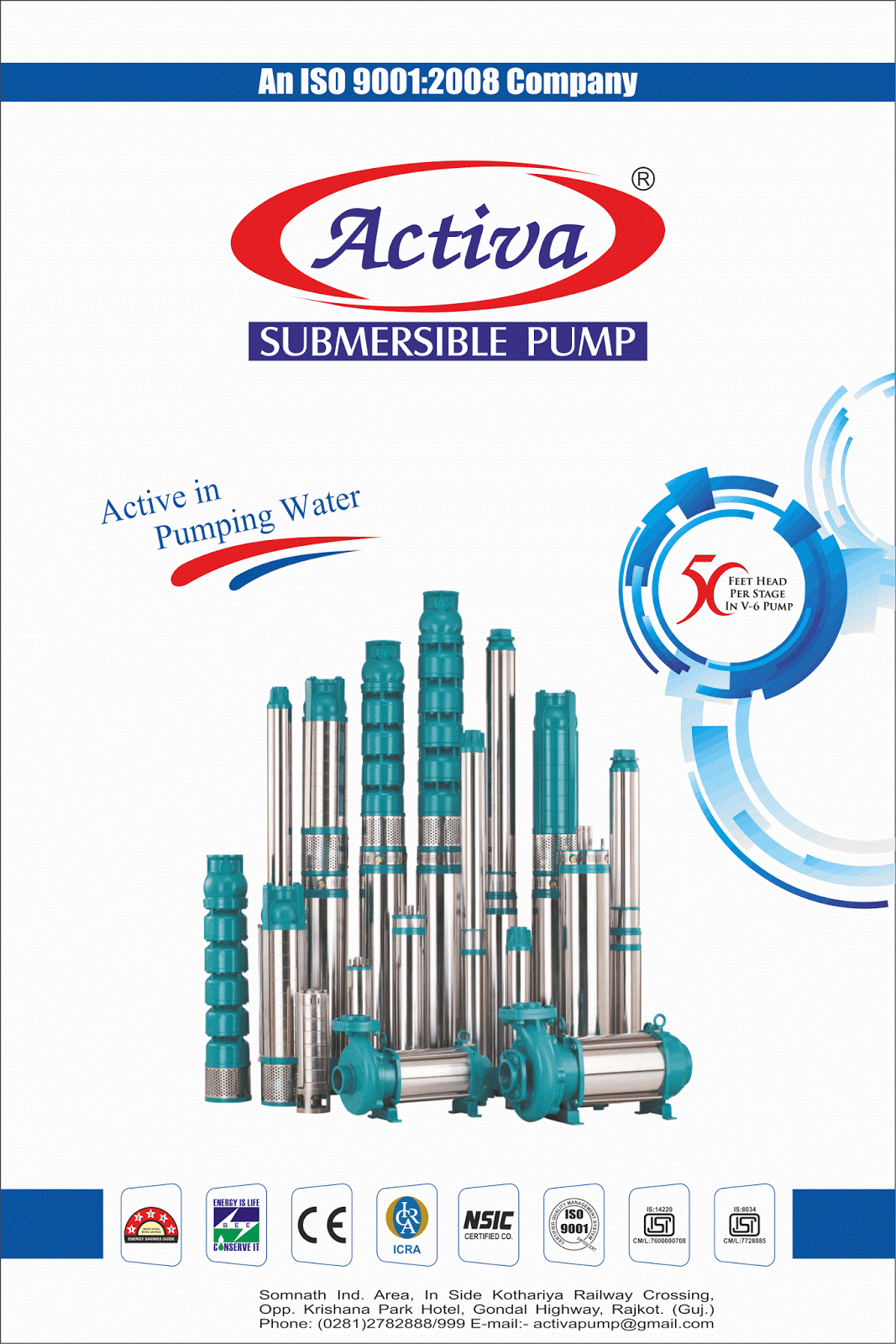 Best quality Activa Electrical Submersible Pump in Rajkot, Gujarat Best quality Activa
