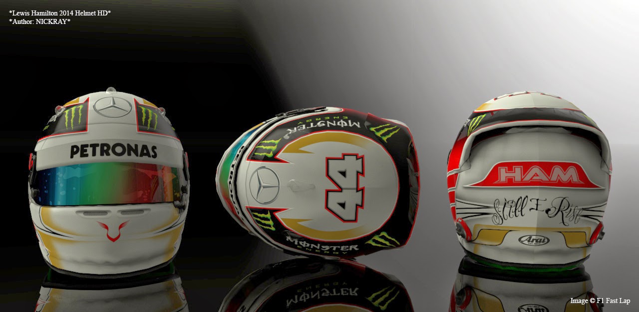 KIMI: Lewis Hamilton 2014 Helmet HD