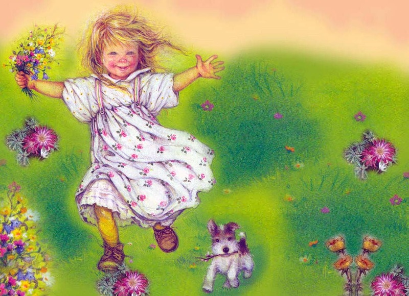 Открытки с изображением детей