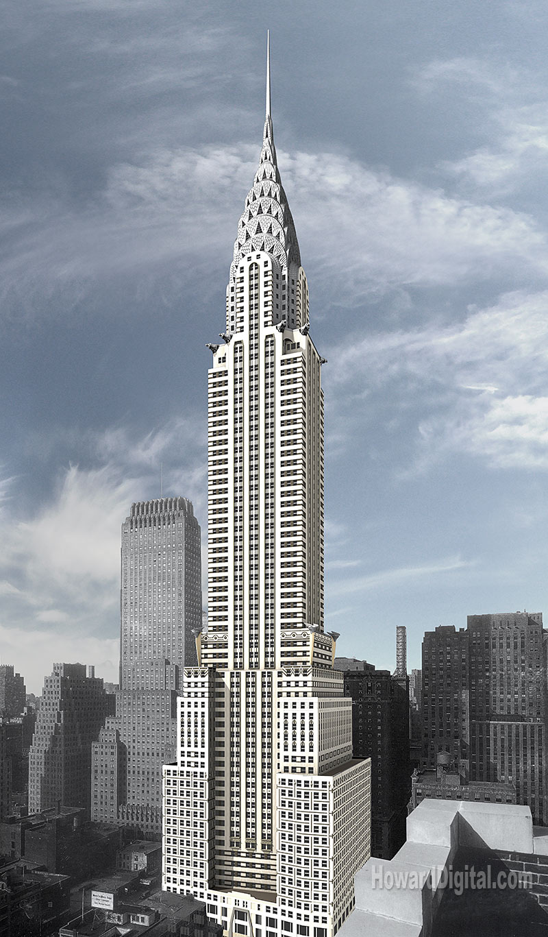 How tall is the chrysler building in new york #1