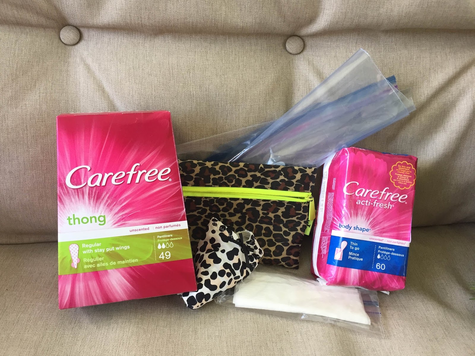 Ask Away Blog Be Free To Be You with A DIY Feminine Hygiene Emergency Kit