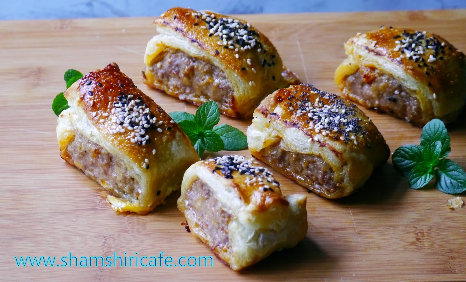 Turkey sausage rolls