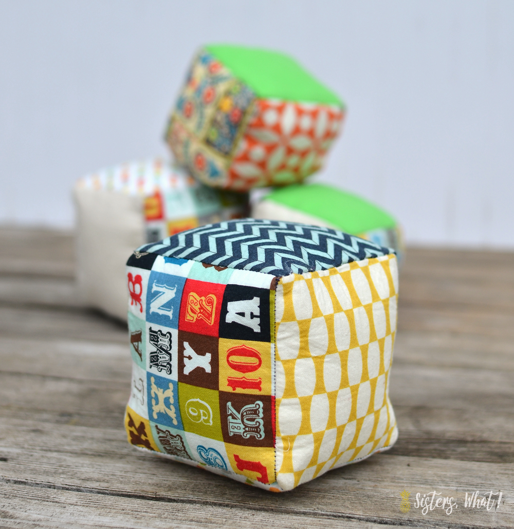 soft fabric play cubes sewing tutorial