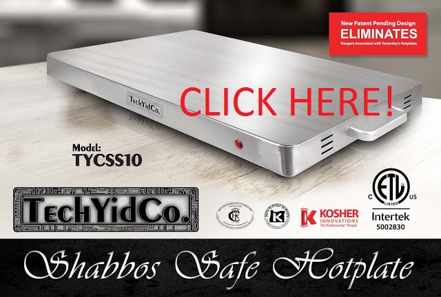 TechYidCo. Shabbos Safe Hotplate 