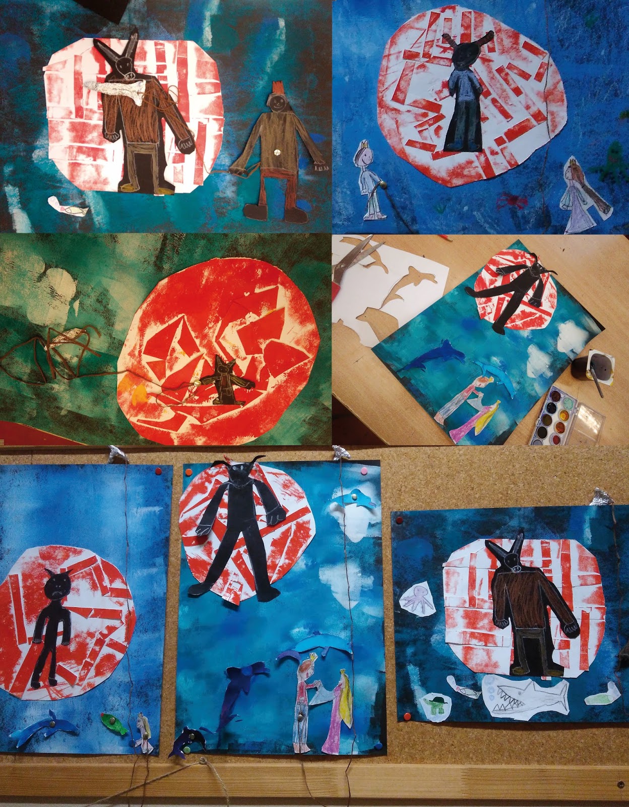 Výtvarka Svinov Jak Theseus zabil Minotaura...