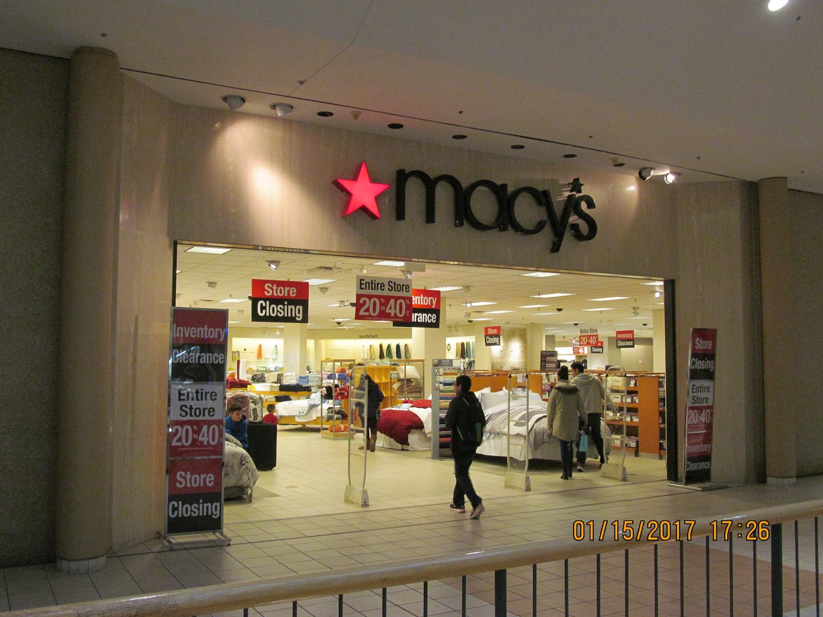 Trip to the Mall Macy's Liquidation At Stratford Square Mall Begins.