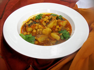 chickpea potato curry