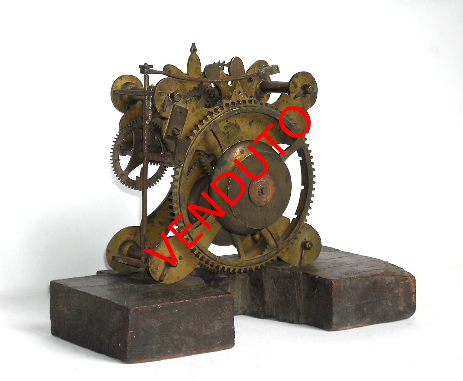 Antiquars: meccanismo d'orologio antico Orologio antico