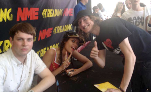 Me hanging out with AlunaGeorge