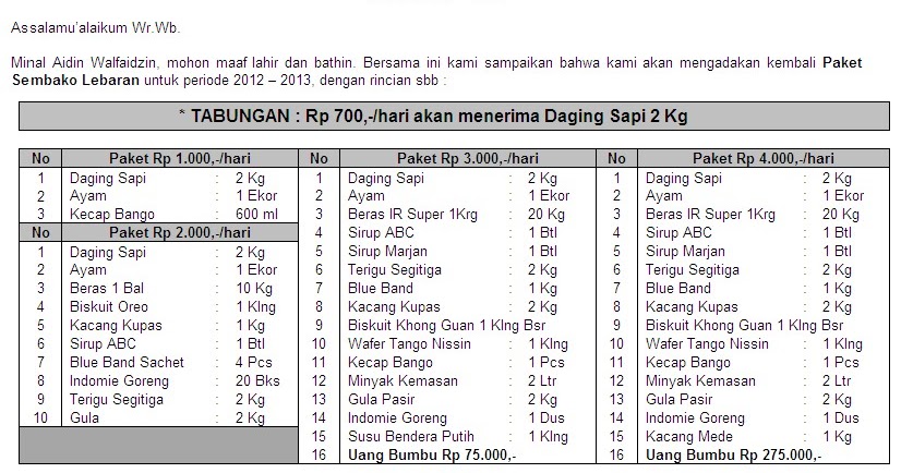 Contoh Buku Paket Lebaran Download File Guru