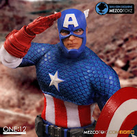 Mezco San Diego Comic-Con 2016 Exclusive ONE 12 COLLECTIVE Marvel Comics Captain America Deluxe Classic Version Figure