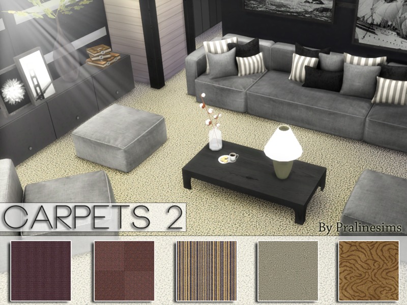 Sims 4 CC's The Best Carpets by Pralinesims