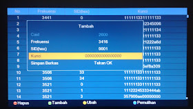 Cara Memasukkan Biss Key Di Receiver Tanaka T21 Merpati Hd