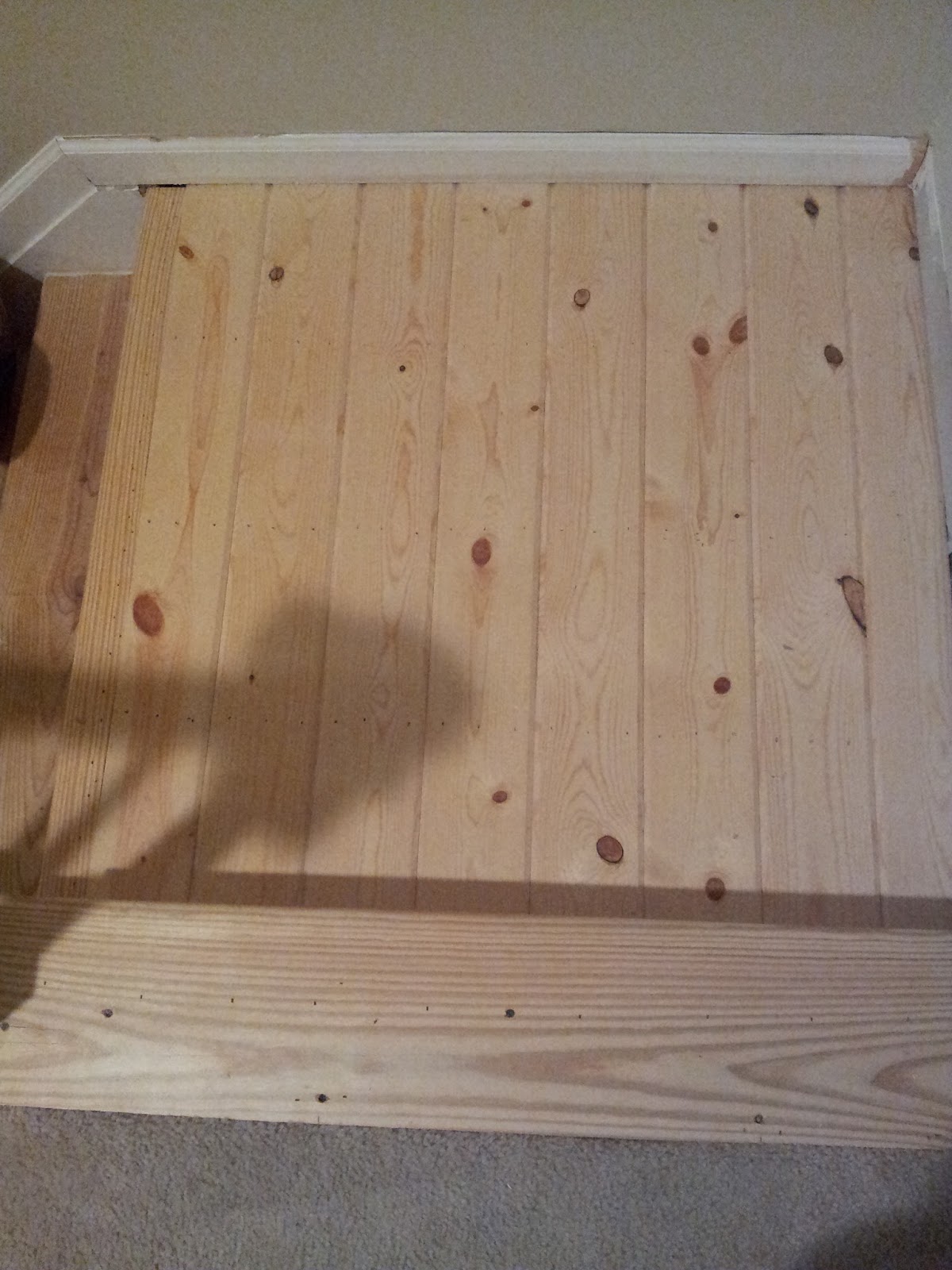 Southern Grace Staircase RemodelRipping up the carpet