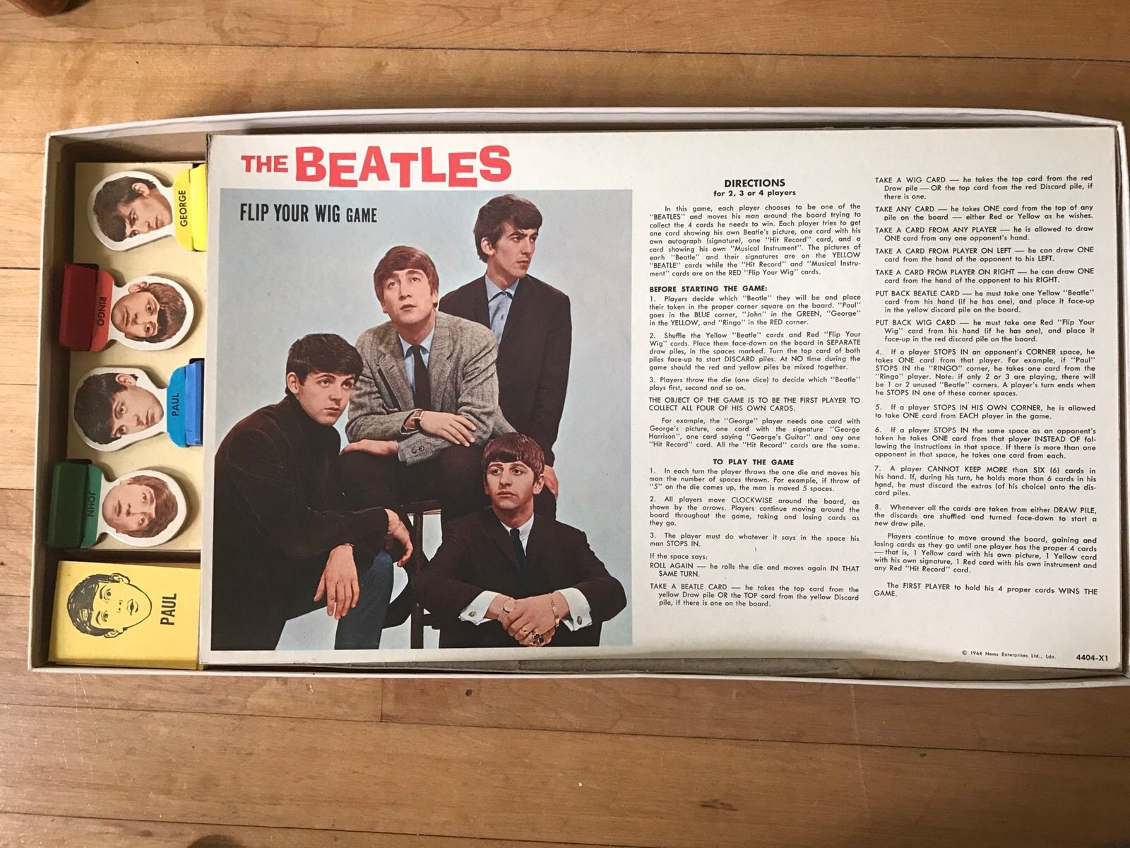 Pop Artifact The Beatles Flip Your Wig Game