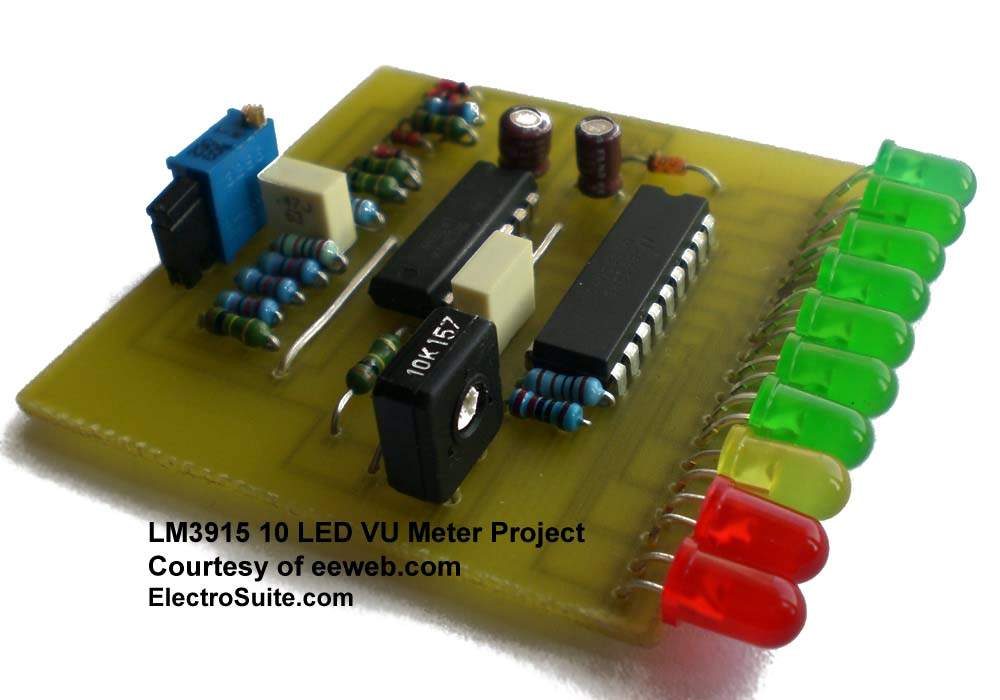 Vu Led Meter For Amplifier