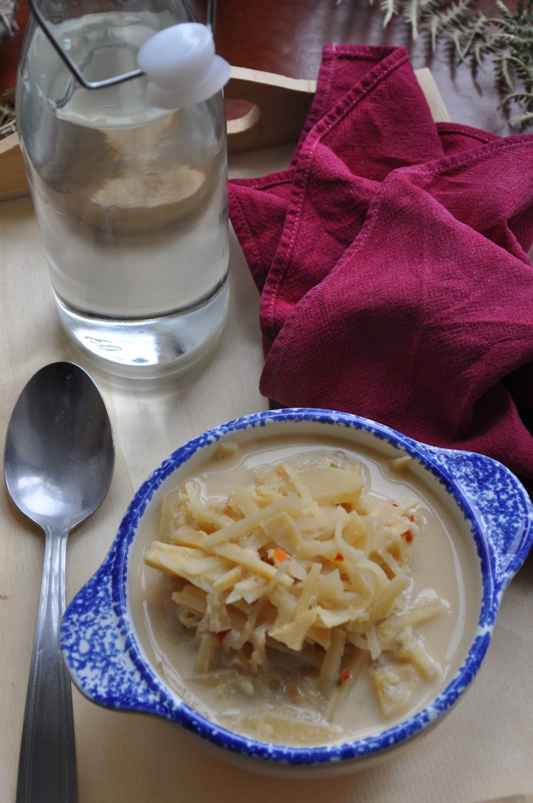 NJ Asiatique Cuisine Bamboo Shoots in Coconut Milk