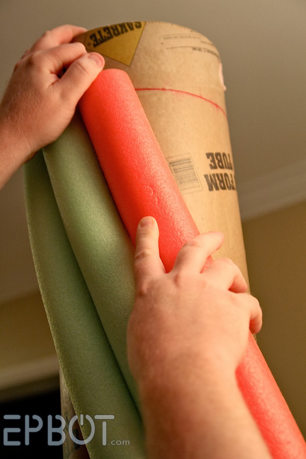 Epbot Make Your Own Stone Decorative Column With Pool Noodles