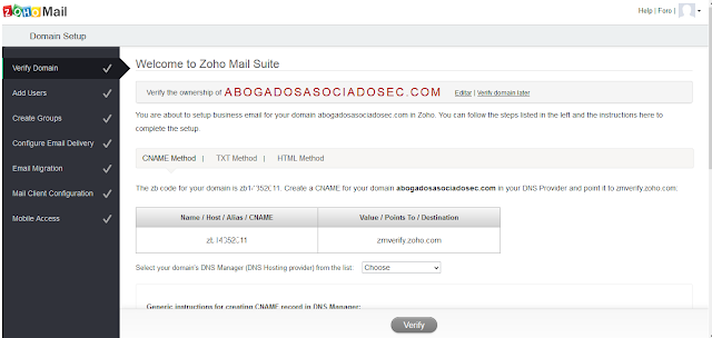 Correo Dominio ¿Cómo crear 10 cuentas de correo electrónico gratuito utilizando mi Dominio?