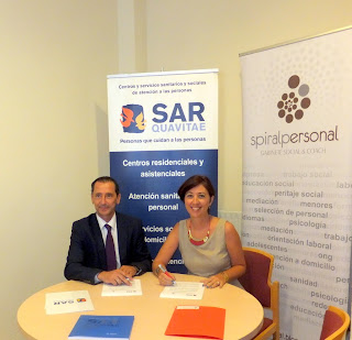 Convenio entre SARquavitae y Spiral Personal.Gabinete Social & Coach