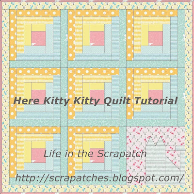 Here Kitty Kitty Quilt Tutorial