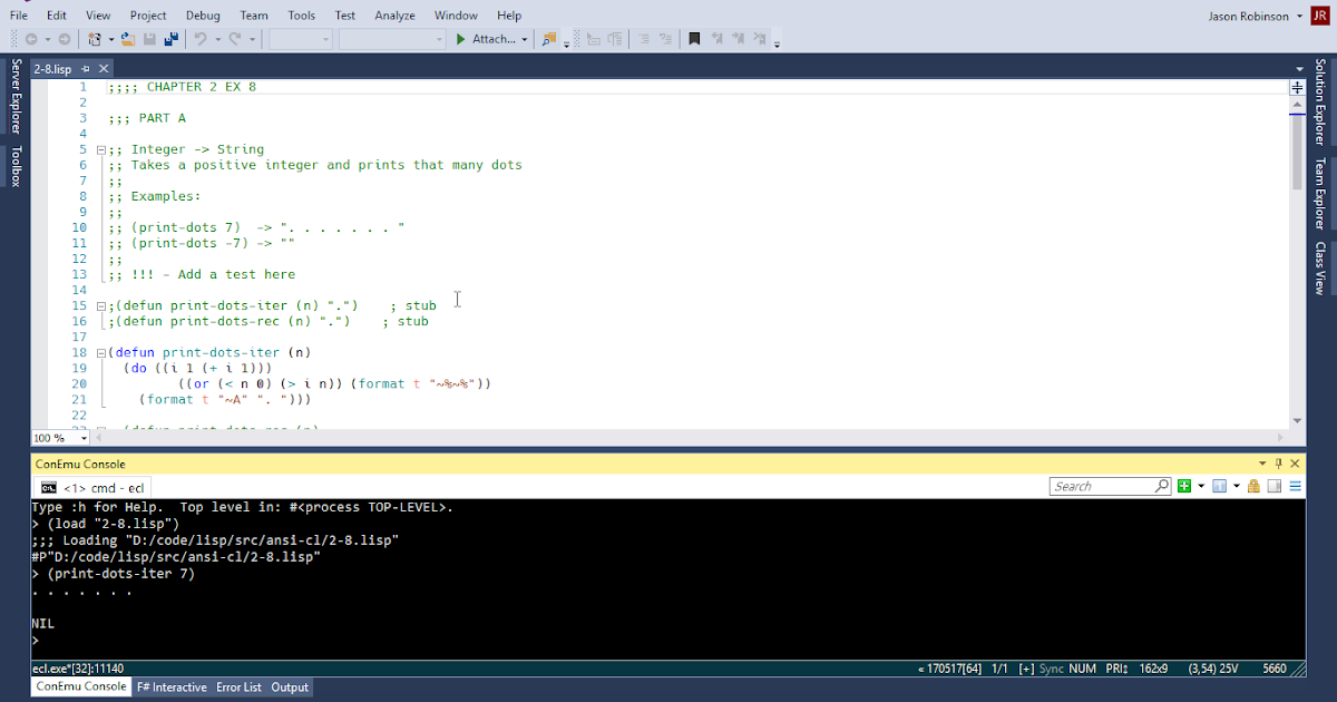 RightMinded Solutions: Visual Studio 2015 -> Common Lisp IDE